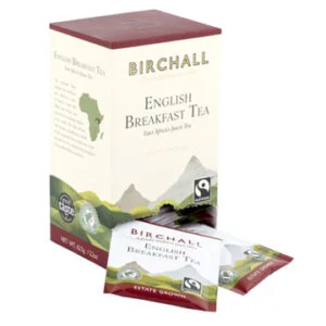 Birchall English Breakfast Tea 25 Tagged Tea & Enveloped Tea Bags