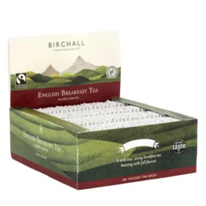 Birchall English Breakfast Tea 100 Tagged Tea Bags